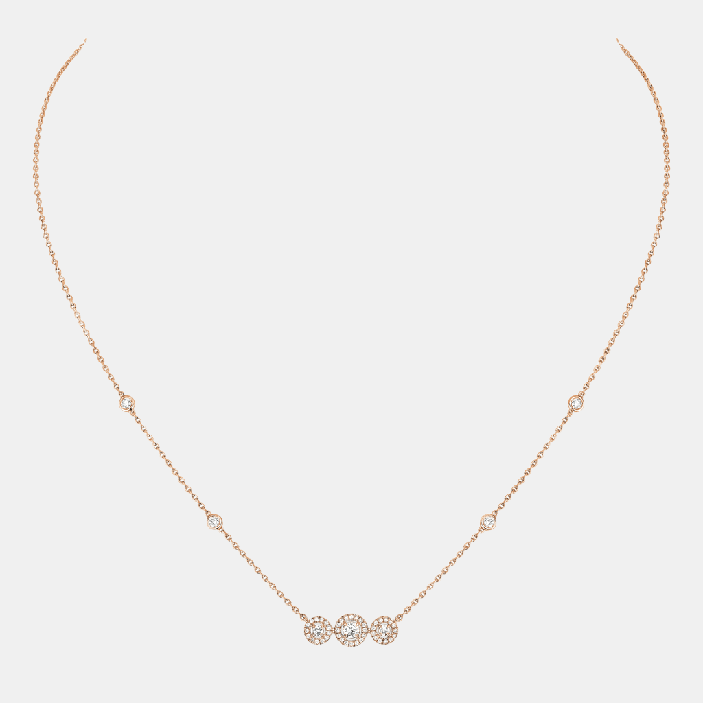 Collier Joy Or rose Diamant