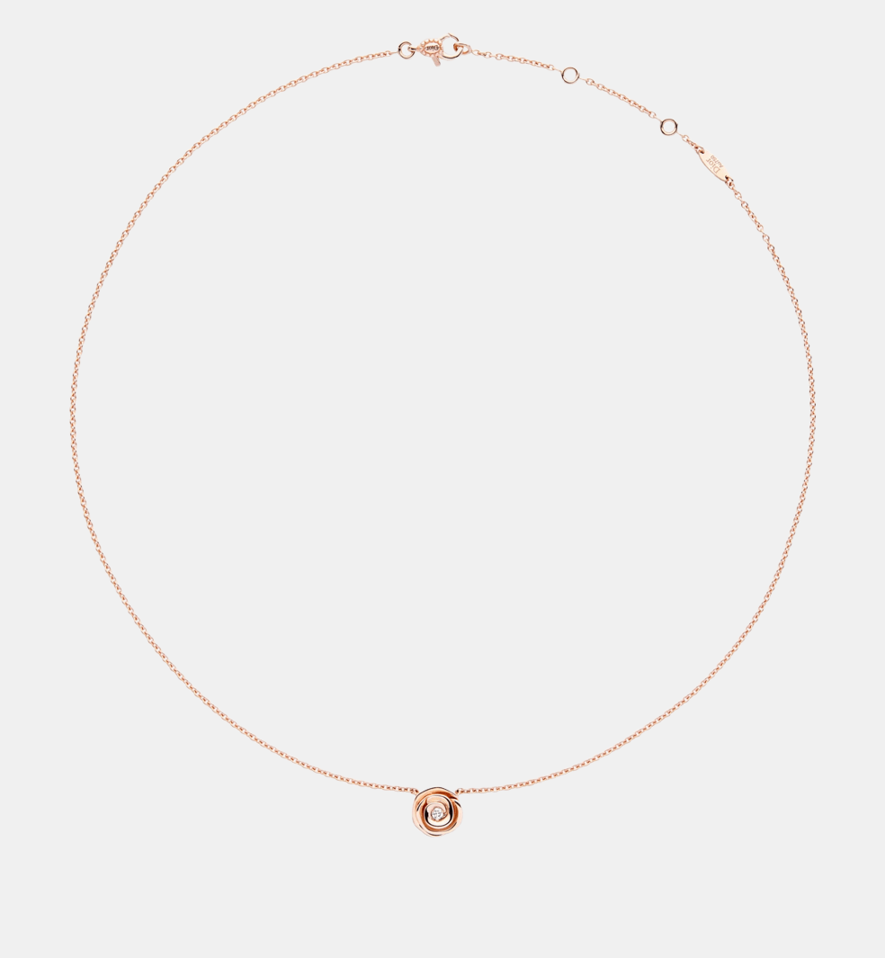 Collier Rose Dior Couture Or rose Diamant 0.03 ct