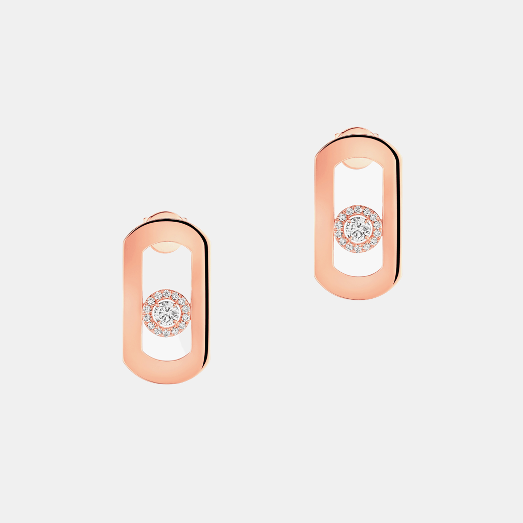 Boucles d'oreilles So Move Or rose Diamant 0.23ct