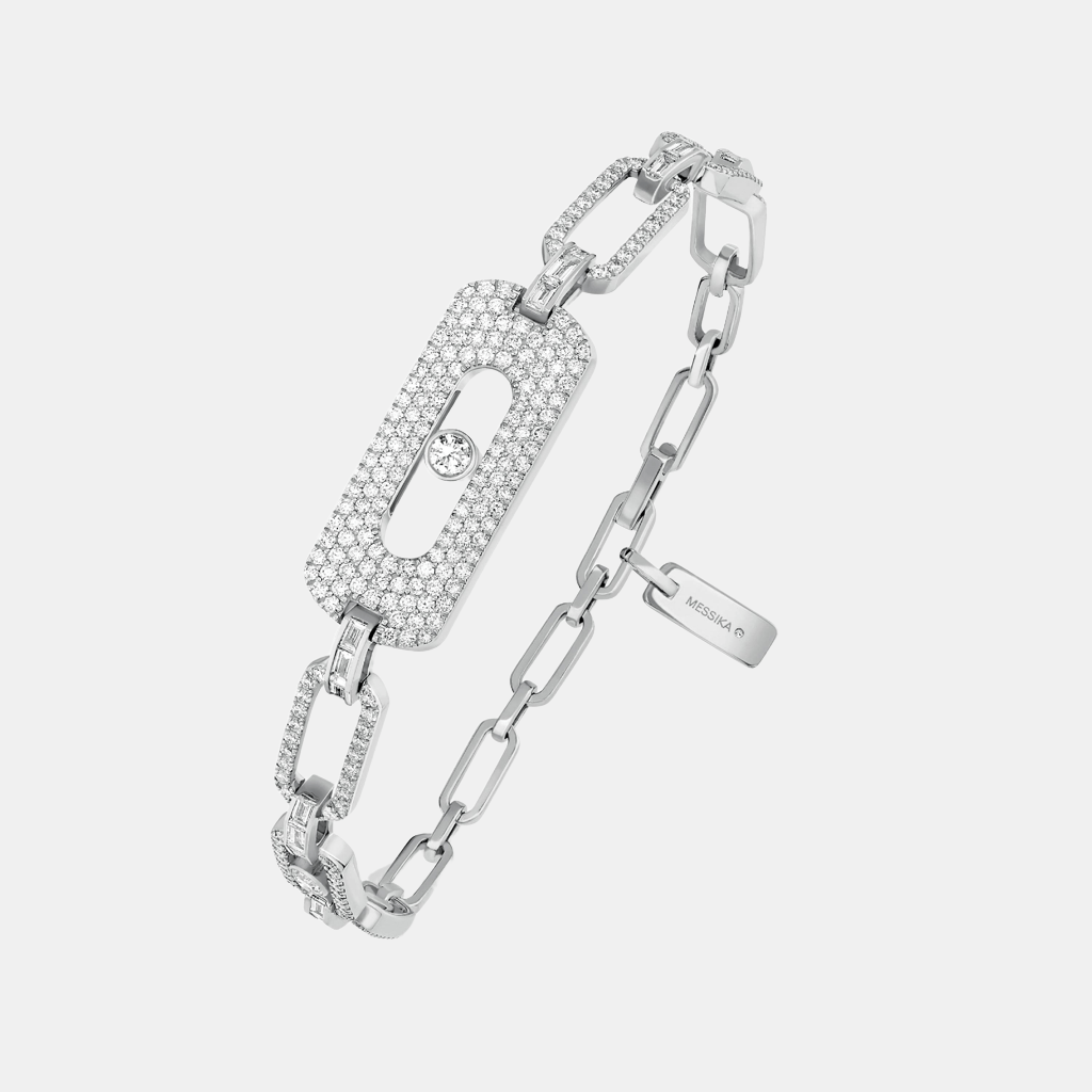Bracelet My Move Pavé Or blanc Diamant 1.91ct