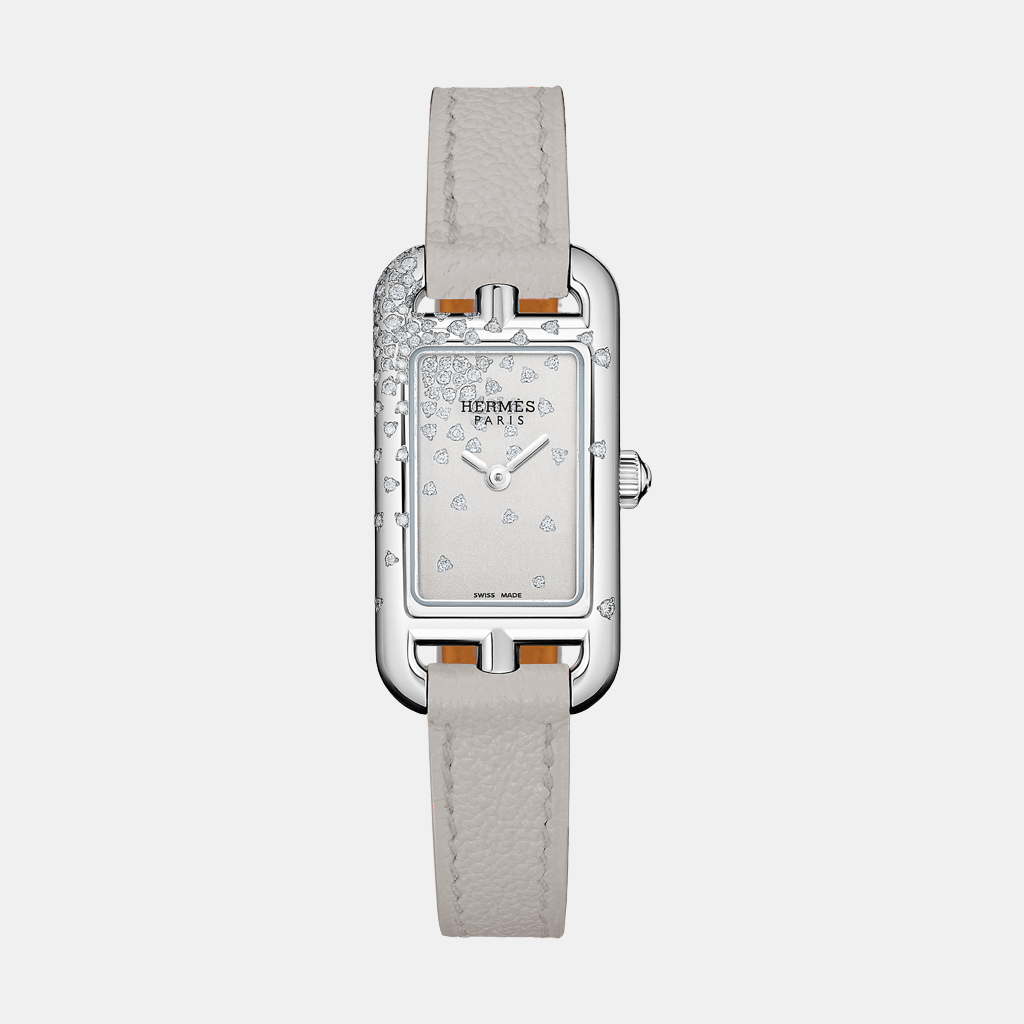 Montre Nantucket Petit modèle, 29 mm Quartz Acier Diamant 0.3 ct