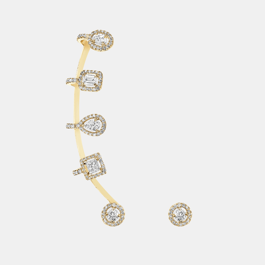 Boucles d'oreilles My Twin Or jaune Diamant 0.9ct