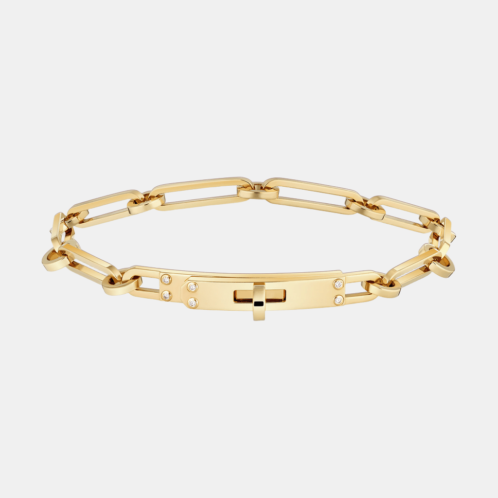 Bracelet Kelly Petit modèle Or jaune Diamant 0.04 ct