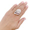Bague 53 De Grisogono Onde - Bague en or blanc pavée de diamants 58 Facettes 33895