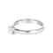 Bague 49 Solitaire - Bague en or gris 750 avec diamant 0,25 ct 58 Facettes 61000263