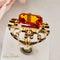 Bague 53 Bague citrine 12 ct taille émeraude en or jaune 14K 58 Facettes 2535