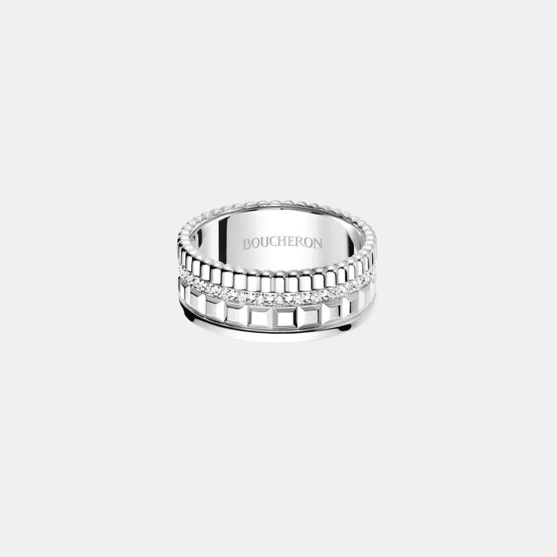 Bague Quatre Or blanc Diamant 0.25ct