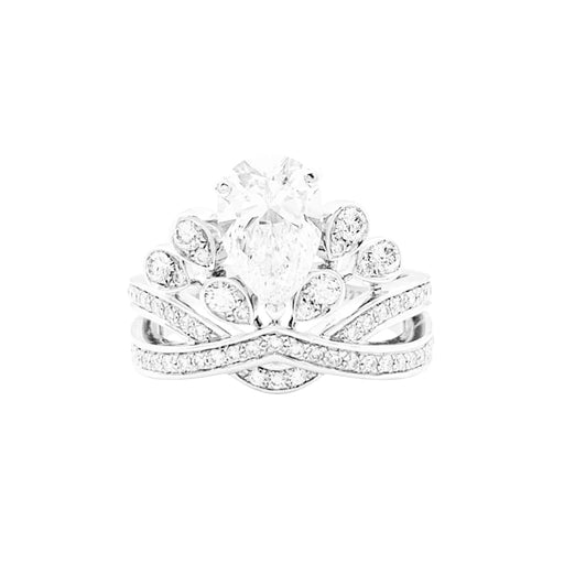 Bague 48 Chaumet Joséphine Aigrette Impériale - Bague en platine et diamants 58 Facettes 35032