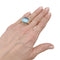 Bague 49 Pomellato Nudo Maxi - Bague en or rose et blanc et topaze bleue 58 Facettes 35352