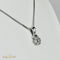 Pendentif Pendentif en or blanc 14 carats avec diamants 58 Facettes 2313