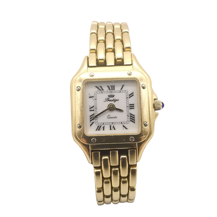 Montre PRESTIGE Montre femme or jaune 58 Facettes