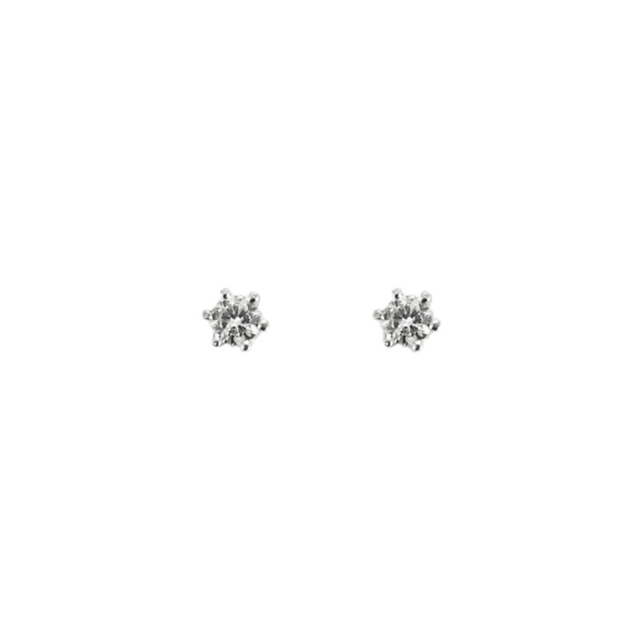 Boucles d'oreilles Paire de boucles d'oreilles or gris et diamant 58 Facettes GAW5