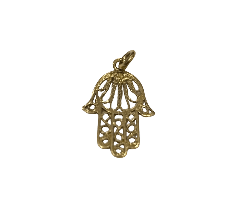 Pendentif Pendentif khomsa or jaune 58 Facettes LP558