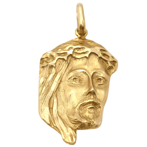 Pendant Face of Christ pendant in gold 58 Facettes E361043