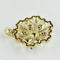 Pendentif Pendentif vintage en or jaune 14K avec perles et lapis-lazuli 58 Facettes 1945