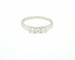 Bague Bague trilogie en or blanc 18 carats et diamants 0,41 ct 58 Facettes 10556