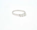 Bague Bague trilogie en or blanc 18 carats et diamants 0,41 ct 58 Facettes 10556