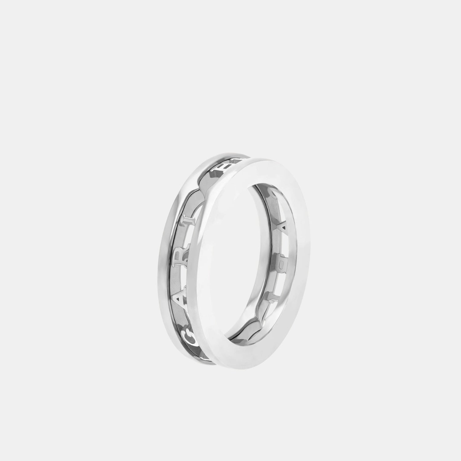 Bague B.Zero1 Or blanc 