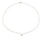 Collier Collier solitaire diamant taille brillant en or blanc 750 58 Facettes 31713