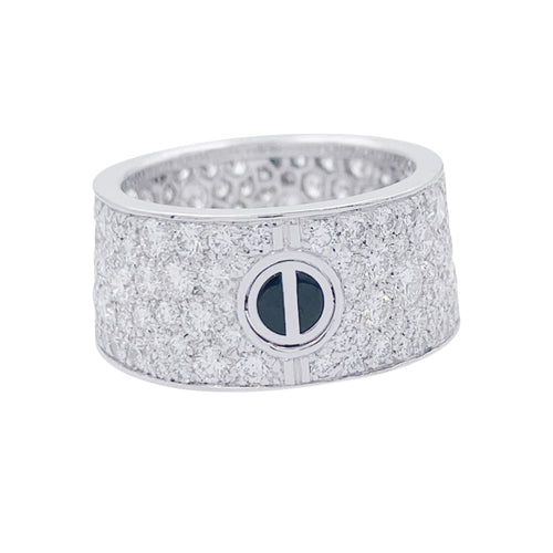 Bague 51 Cartier Love - Bague en or blanc avec diamants 58 Facettes 32395