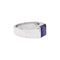 Bague 54 Cartier Tank - Bague en or blanc et calcédoine 58 Facettes 35172