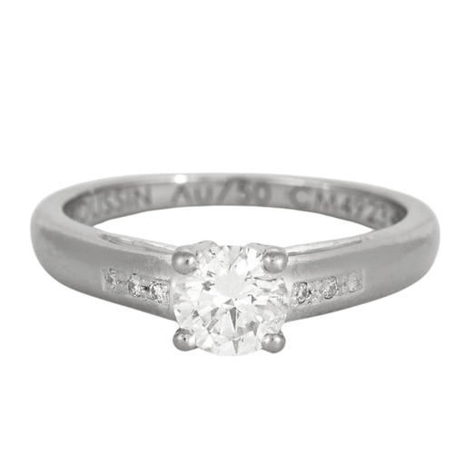 Mauboussin ring - Solitaire You are the Salt of my life N°5, white gold and diamonds 58 Facettes DV3008-1