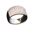 Bague 54 Bague Pavage Diamants, Or Blanc 58 Facettes