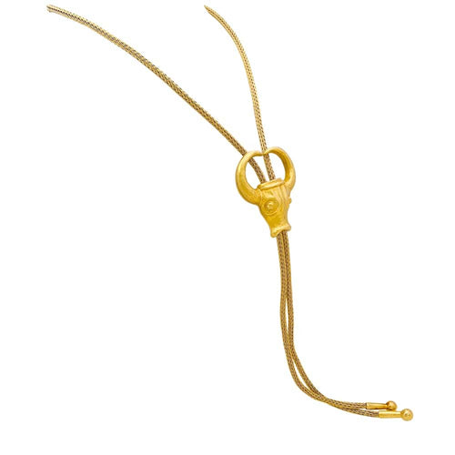 Collier Ilias Lalaounis « Taureau » - Collier en or jaune 750 58 Facettes 34905