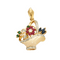 Pendentif PENDENTIF PANIER PIERRES PRECIEUSES & NACRE 58 Facettes BO/230038/