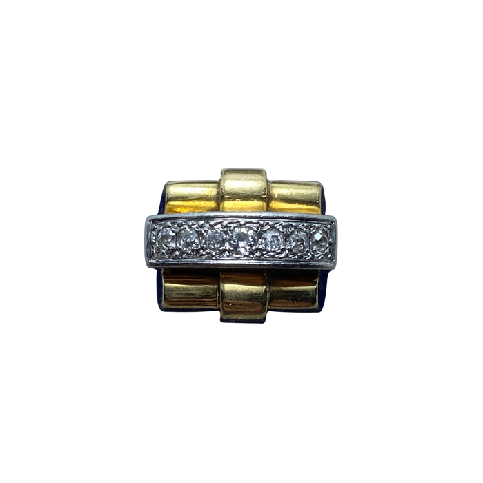 Bague 52 Bague or jaune diamants 58 Facettes