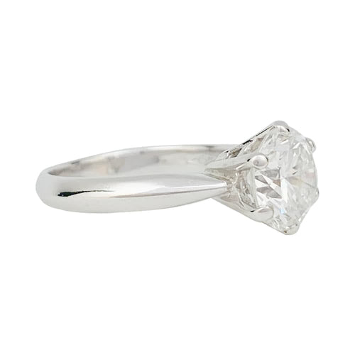 Bague 54 Bague diamant 2,52 ct en or blanc 750 58 Facettes 31503