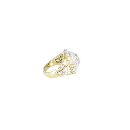 Bague 50.5 Bague diamants en or jaune 58 Facettes 001.39269