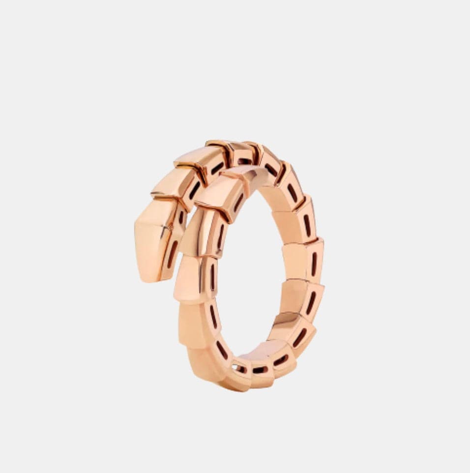 Bague Serpenti Viper Or rose 