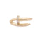 Bague 53 Cartier Juste un Clou - Bague en or rose sertie de diamants 58 Facettes 35025