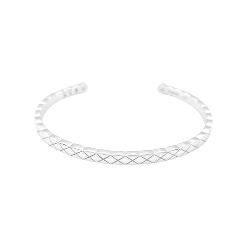 Bracelet Chanel Coco Crush - Bracelet jonc en or blanc et diamants 58 Facettes 35011