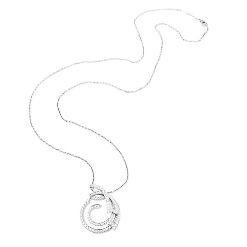 Collier Van Cleef & Arpels Contes d'Hiver - Sautoir en or blanc et diamants 58 Facettes 35181