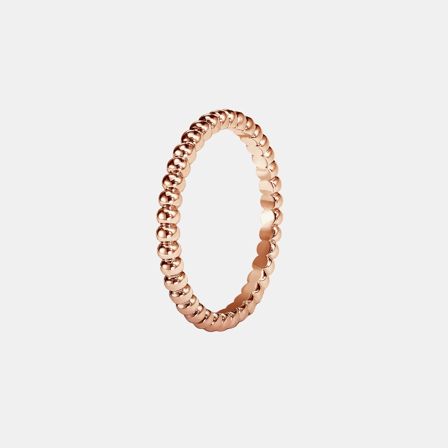 Bague Perlée Or rose  