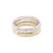 Bague 48 Bague deux ors 750 sertie de diamants taille baguette 58 Facettes 34457