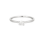 Bague 53 Solitaire or blanc diamant 58 Facettes 3121290