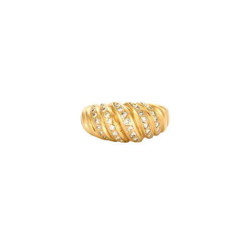 Bague 50 CARTIER - Bague en or jaune diamants 58 Facettes