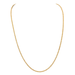 Semi-hollow cord necklace in 18-carat gold 58 Facettes E360768A