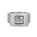 Bague 54 CHOPARD - Bague Happy diamonds or gris et diamants 58 Facettes GU14