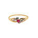 Ring 56 Gold & ruby ​​ring 58 Facettes