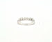 Bague Bague rivière - Anneau en or blanc 18 carats et diamants 0,56 ct 58 Facettes 8782