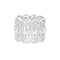 Bague 52 Messika Arabesque - Bague bandeau en or blanc sertie de diamants 58 Facettes 34952