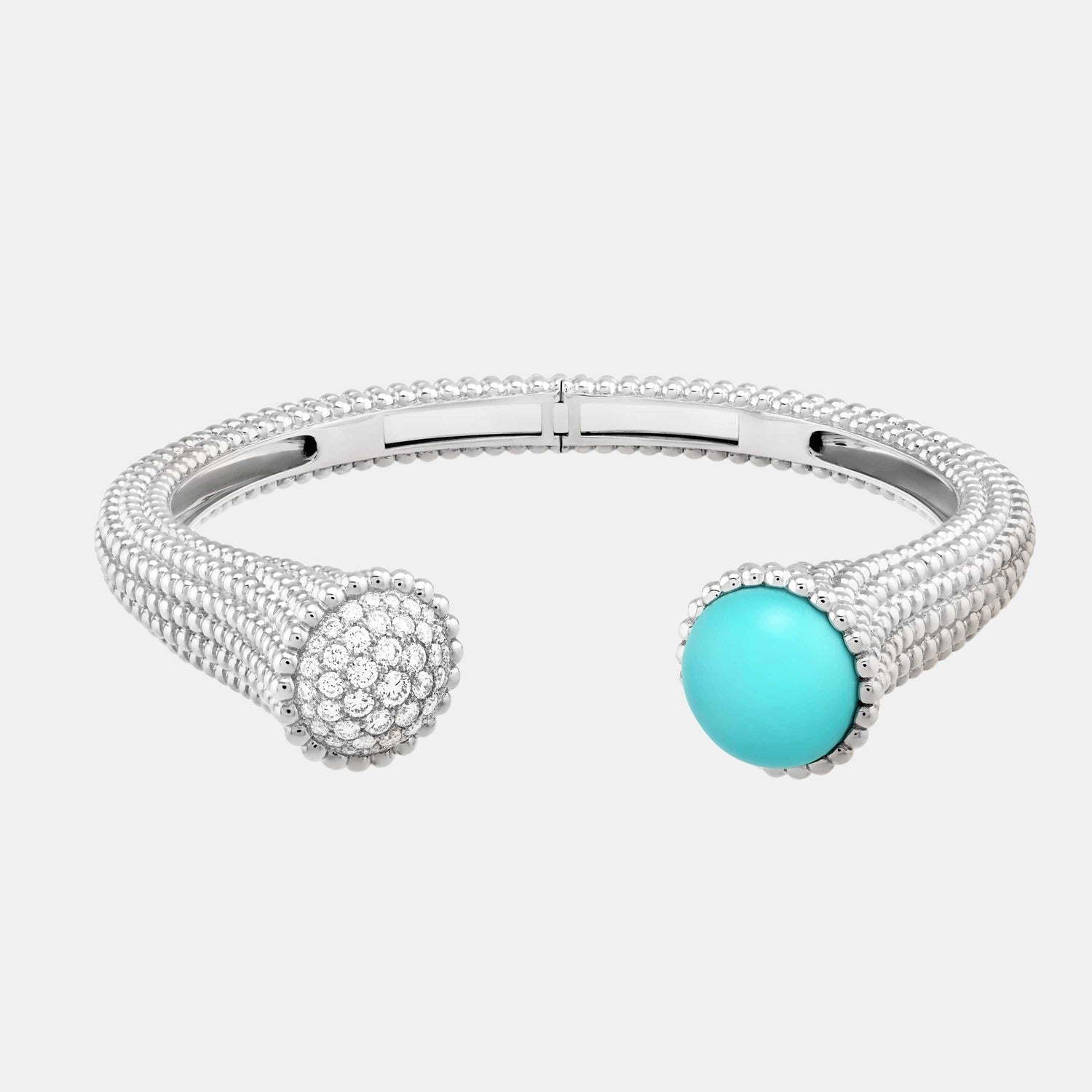 Bracelet Perlée Or blanc Mixte 0.74ct