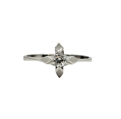 Bague 57 Bague Solitaire Diamant 0.15ct 58 Facettes 320