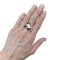 Bague 53 Cartier Menottes - Bague en or blanc et onyx 58 Facettes 35319