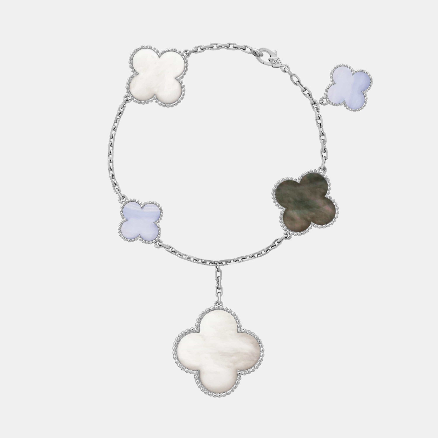 Bracelet Magic Alhambra Or blanc Mixte 