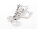 Boucles d'oreilles Boucles d'oreilles dormeuses en platine et diamants taille ancienne 0,70 ct 58 Facettes 1